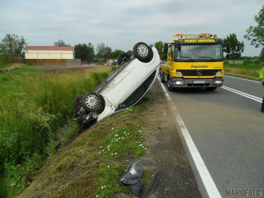 Wypadek w Malerzowicach na drodze krajowej nr 46 na trasie Nysa-Niemodlin. Utrudnienia w ruchu