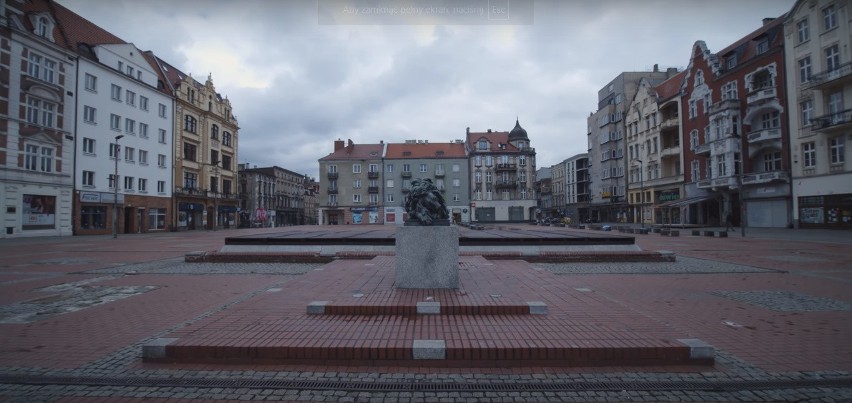 Na wideo zatytułowanym „Nastała Cisza” widzimy opustoszałe...