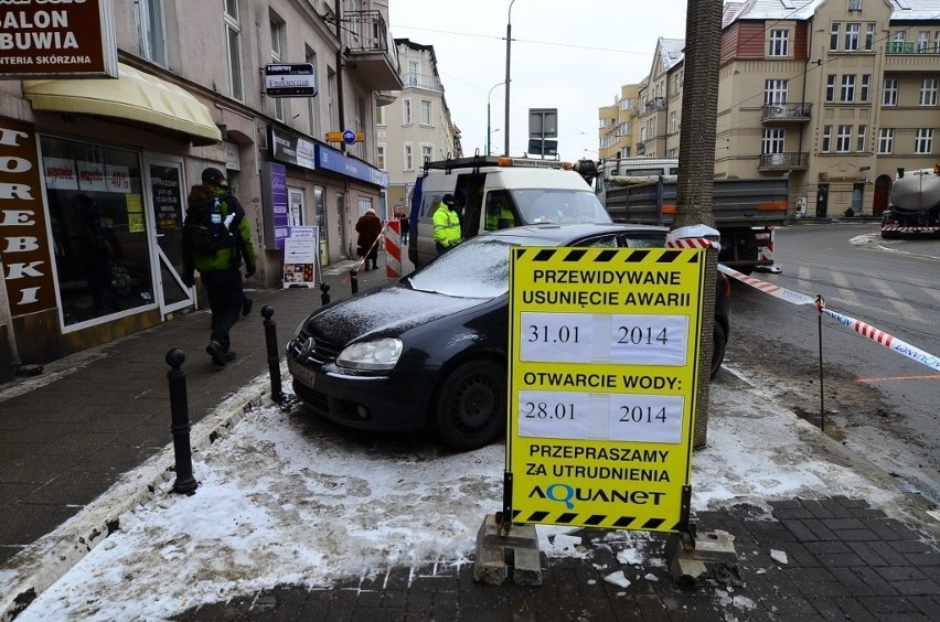 Awaria wodociągu w Poznaniu