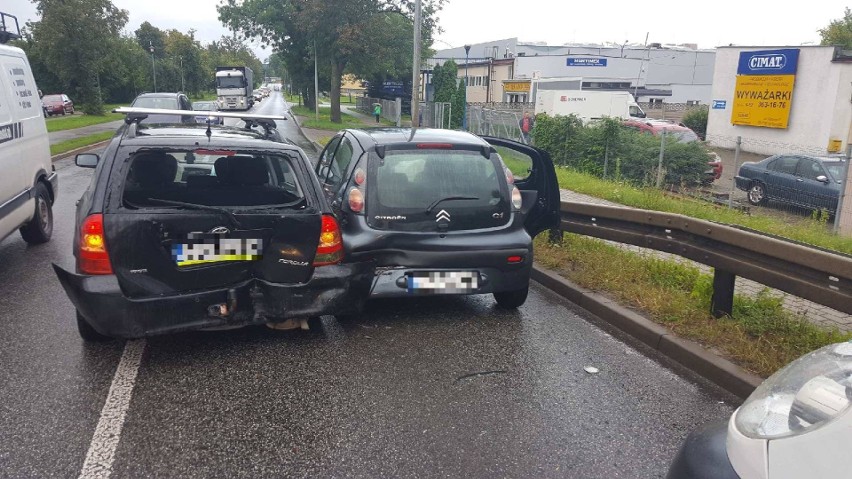 Wypadek na Spornej. Uwaga na korki