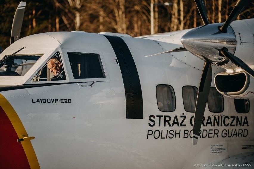 Samolot Straży Granicznej z Gdańska przechwycony przez...