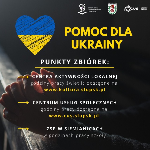 Wykaz punktów zbierania darów dla Ukrainy i lista rzeczy, które są potrzebne