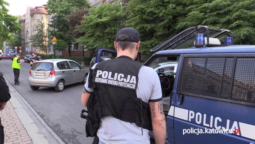 Alarm bombowy w Katowicach. 38-latek zostawił torbę na ulicy Sienkiewicza