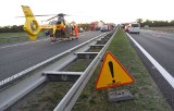 Zablokowany poznański odcinek autostrady A2. Na drodze wylądował śmigłowiec Lotniczego Pogotowia Ratunkowego