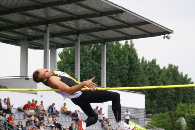 Konrad Owczarek na festiwalu Skoków w 2011 roku.