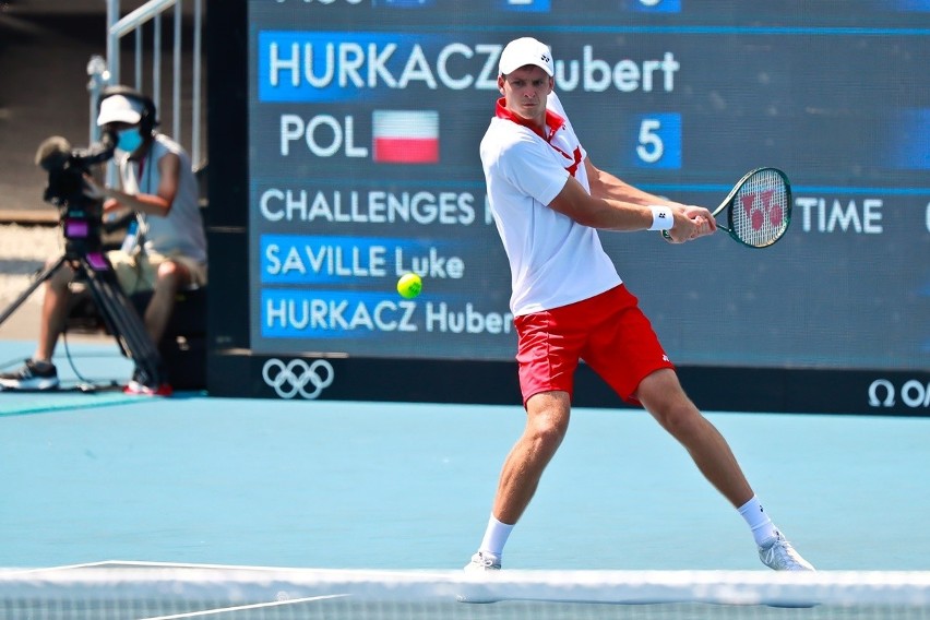 Hubert Hurkacz wygrał w pierwszej rundzie olimpijskiego...