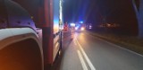 Wypadek koło Sompolna - samochód potrącił rowerzystę, który zginął na miejscu