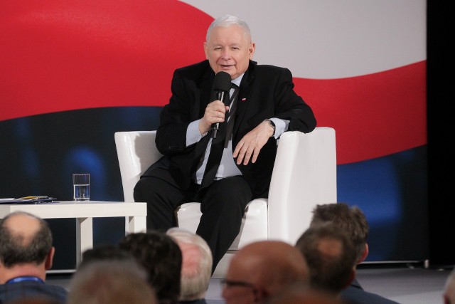 Jarosław Kaczyński w Ostródzie mówił m.in. o winnych braku mieszkań w Polsce