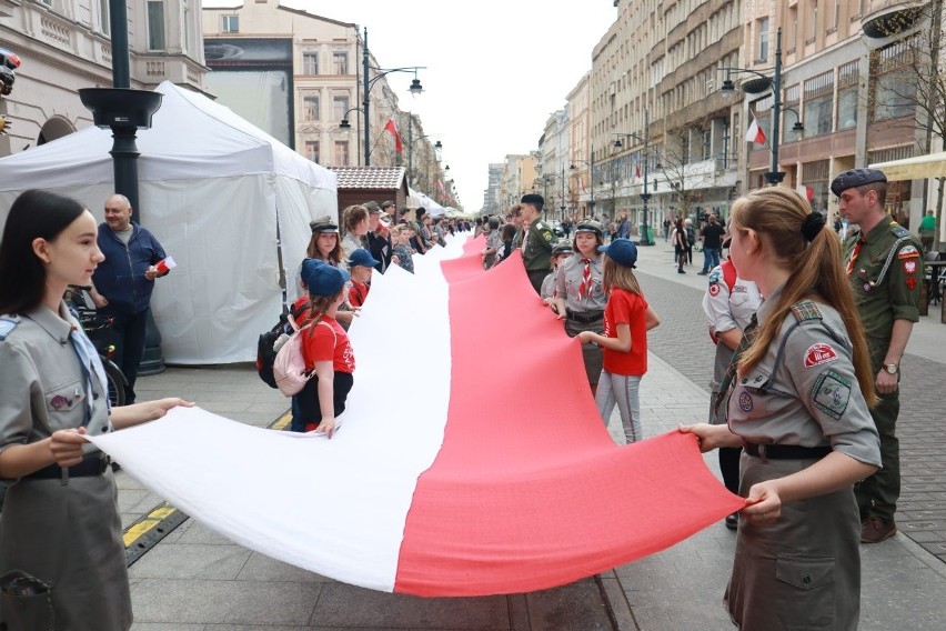 Tak było w Dniu Flagi przed rokiem - 2 maja 2022 w Łodzi