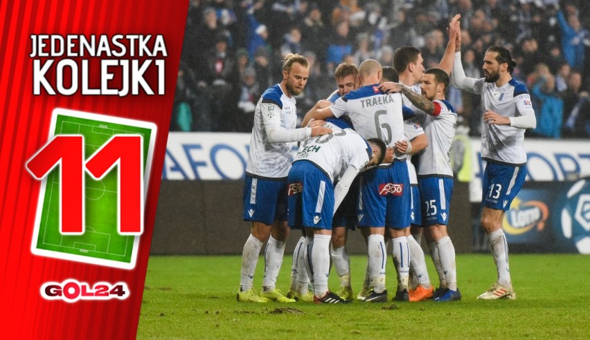 Dominacja Lecha Poznań i Zagłębia Lubin. Jedenastka 19. kolejki Lotto Ekstraklasy według GOL24 [GALERIA]