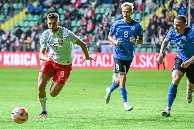 Filip Szymczak zdobył dwie bramki w meczu Polski U21 z Estonią U21