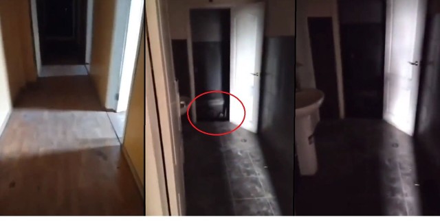 Aby załatwiać swoje potrzeby fizjologiczne rosyjscy żołnierze wybili dziurę w podłodze w pomieszczeniu... Obok łazienki z ubikacją.