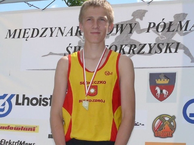 Damian Sator ze Słoneczka Zdrój wystartuje w XI Międzynarodowym Biegu Zdrojowym. Będzie rywalizował w kategorii 16-19 lat.
