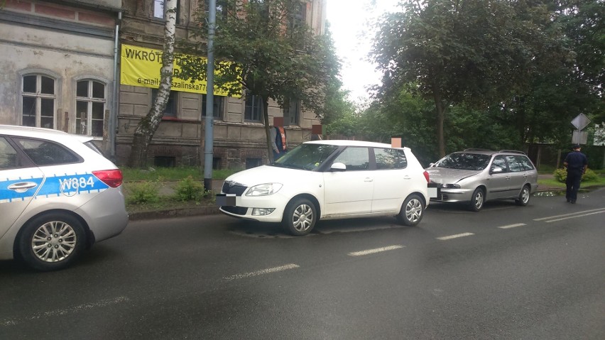 Policja na miejscu zdarzenia