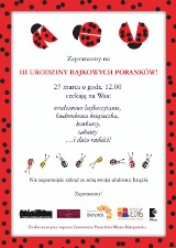 Trzecie Urodziny Bajkowych Poranków