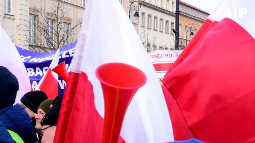 Oblężenie Warszawy: dziś w stolicy protest rolników WIDEO