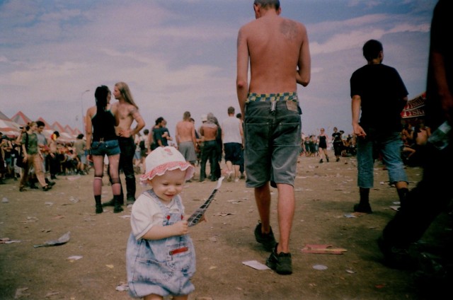 Maja Kowalska na żarskim Woodstocku w 2003 r.