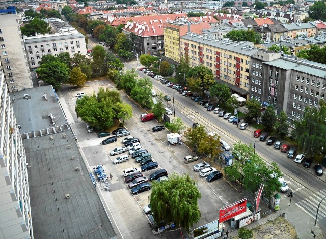 Rynek Krowoderski powstałby w miejscu parkingu przy ul. Królewskiej