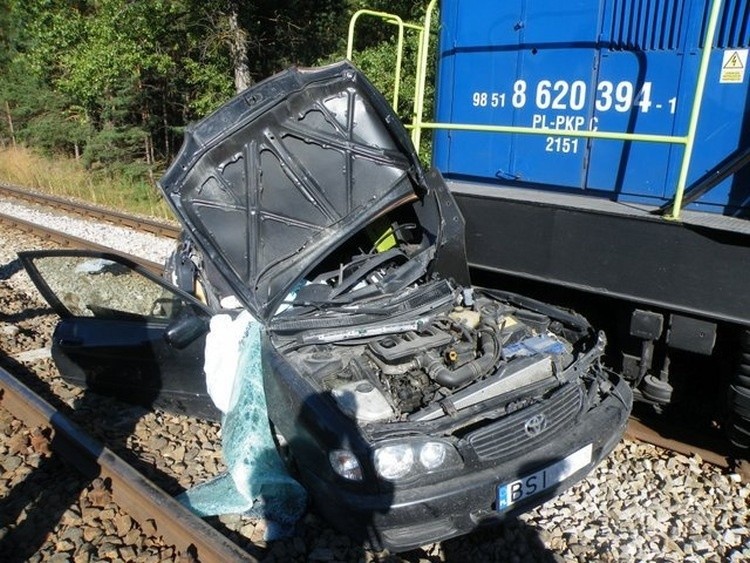 Grabarka: Wypadek na przejeździe kolejowym