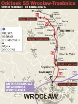 Tak będzie wyglądała nowa droga Wrocław - Trzebnica [mapa]