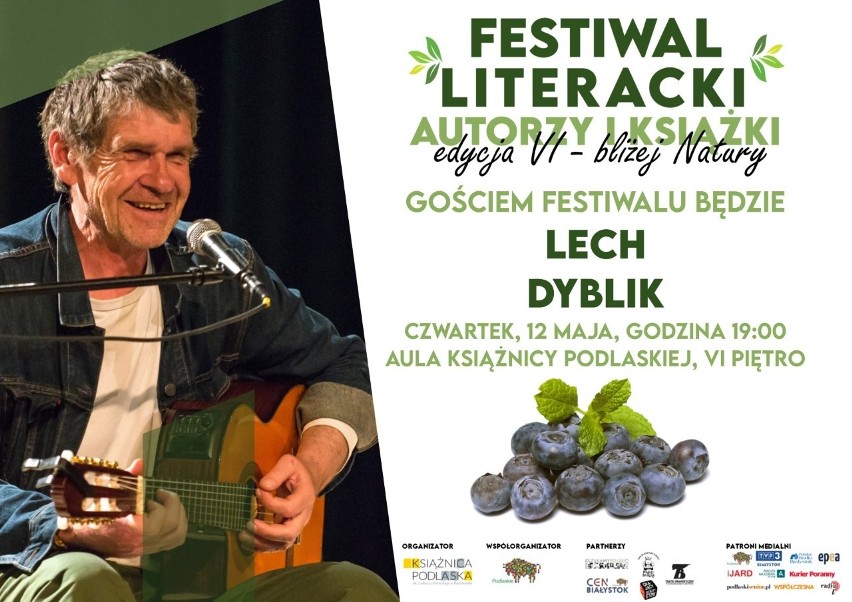 Czwartek w Książnicy Podlaskiej. Spotkanie autorskie z Małgorzatą Lebdą i Koncert Lecha Dyblika