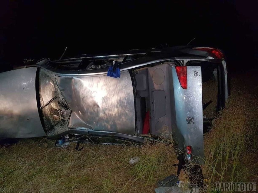 Wypadek na DW 401 pod Nysą. 29-latka siedząca za kierownicą...