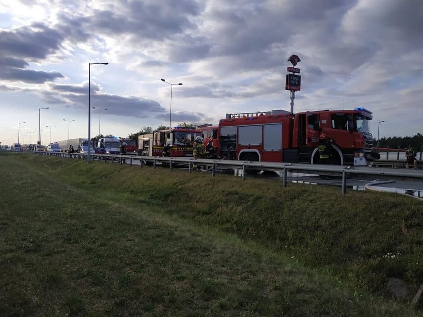 W środę po południu na autostradzie A2 w miejscowości...