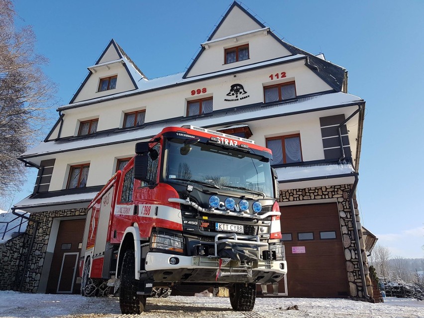 Strażacy ochotnicy z Dzianisza Górnego w gm. Kościelisko...