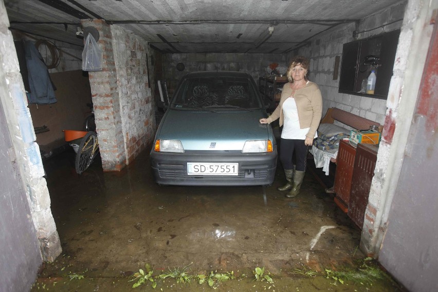 Powódź w Dąbrowie Górniczej: Podtopienia w Strzemieszycach