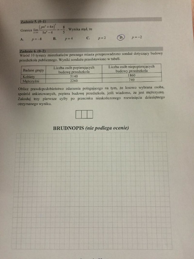 Matura Matematyka 2016: mamy ODPOWIEDZI