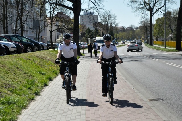 Patrol na ul. Wyszyńskiego