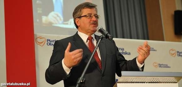 Prezydent Bronisław Komorowski.