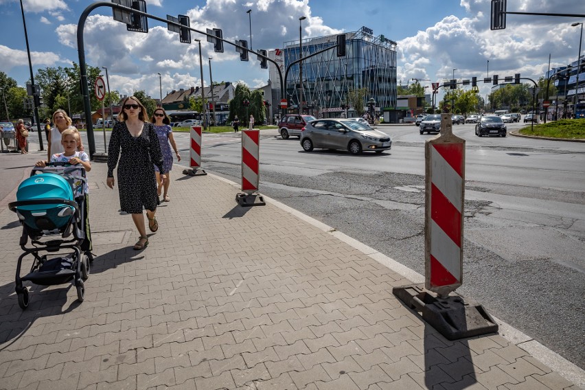 Kraków. Remont na rondzie Matecznego. Na razie sprytnie i bez utrudnień