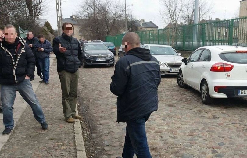 Znów taksówkarze zatrzymali w Łodzi kierowcę UBERA [zdjęcia]