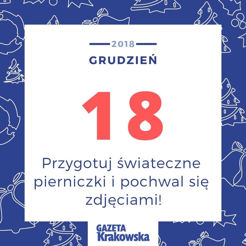 Przygotuj świąteczne pierniczki i pochwal się ich zdjęciami...