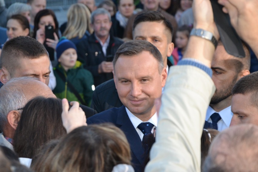 Prezydent Andrzej Duda spotkał się z mieszkańcami...