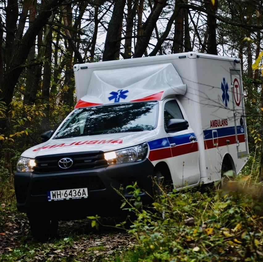 Tak wygląda ambulans zrobiony w AMZ Kutno