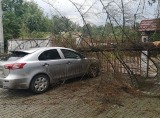 Burze z gradem w Wieliczce. Trwa usuwanie szkód