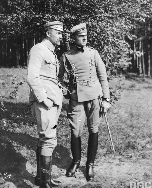 Józef Piłsudski i Bolesław Wieniawa-Długoszowski