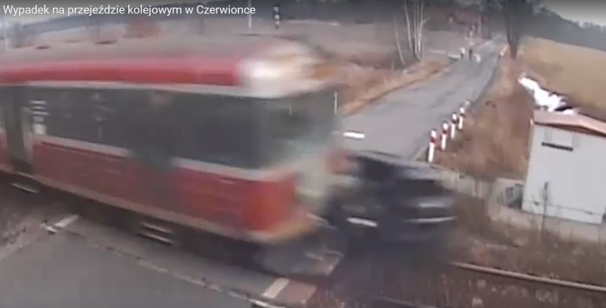 Wypadek na przejeździe kolejowym w Czerwionce-Leszczynach