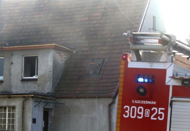 Pożar w domu na Brochowie
