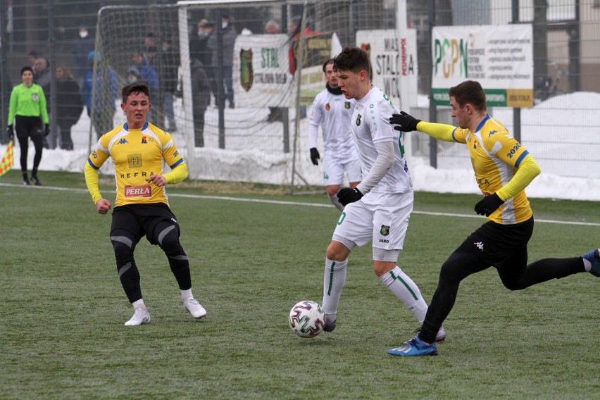 Stal Stalowa Wola - Motor Lublin 1:2 w sparingowym spotkaniu 20 lutego 2021 roku (ZDJĘCIA)