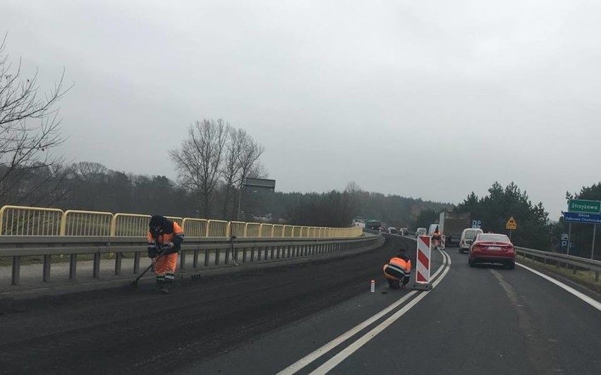 Na DK nr 80 w Strzyżawie, pomiędzy Bydgoszczą a Toruniem,...