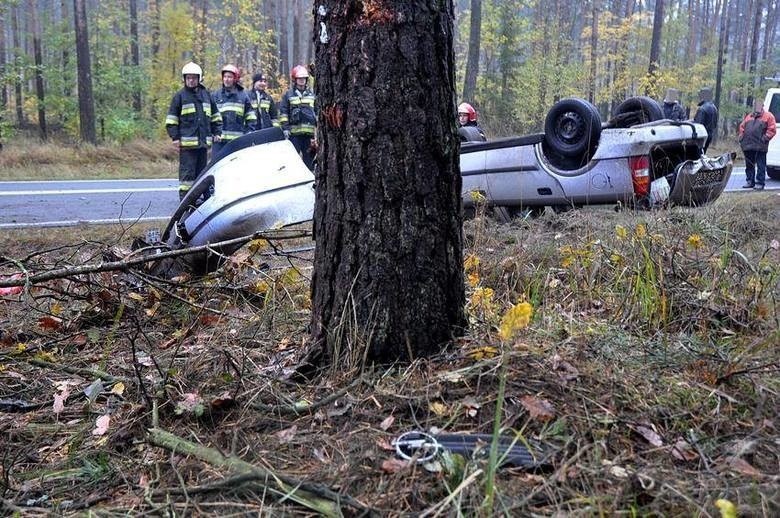 Wypadek na trasie Szubin - Łabiszyn [ZDJĘCIA]