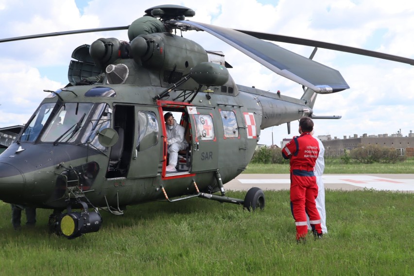 Do realizacji transportu zaangażowano helikopter z Mińska...