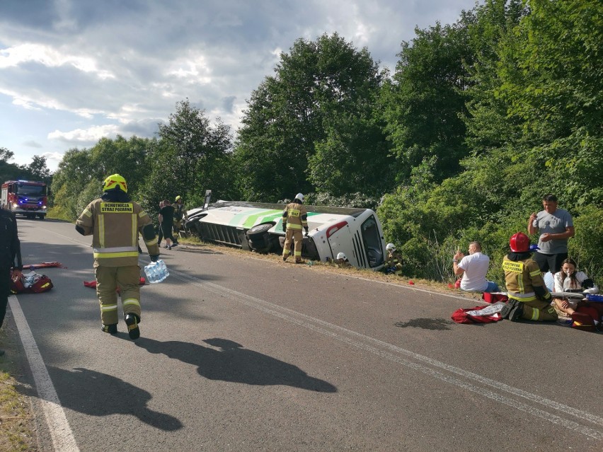 Wypadek w Ścinawce Górnej 25.06.2022