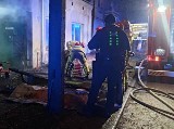 Pożar w domu jednorodzinnym w Częstochowie. Jako pierwsi na miejsce dotarli policjanci