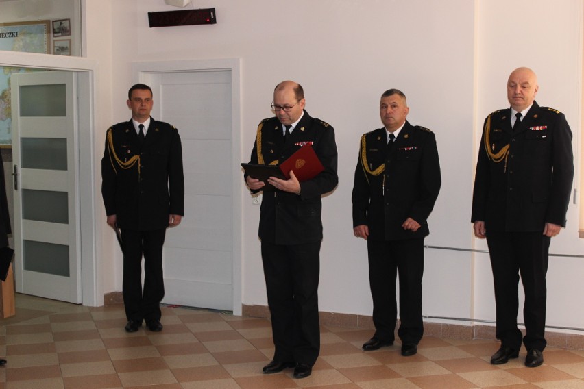Odejście na zaopatrzenie emerytalne Zastępcy Komendanta Powiatowego PSP w Bielsku Podlaskim (zdjęcia)