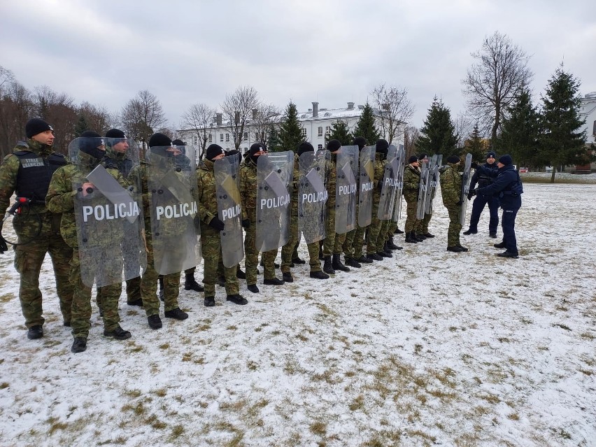 Szkolenie funkcjonariuszy Straży Granicznej