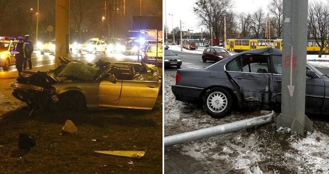 Śmiertelny wypadek na Basenie Górniczym i wczorajsza kolizja BMW.